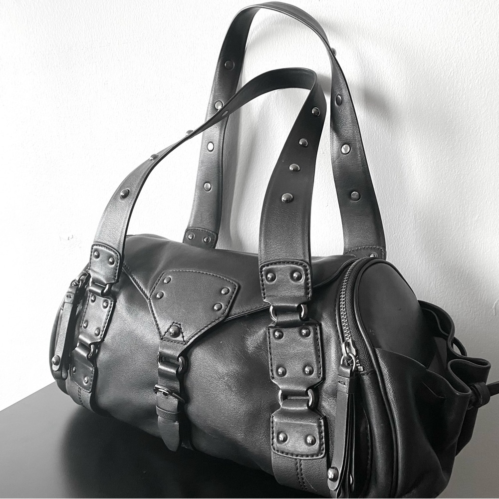 Cole Haan Studded Genuine Leather Bag